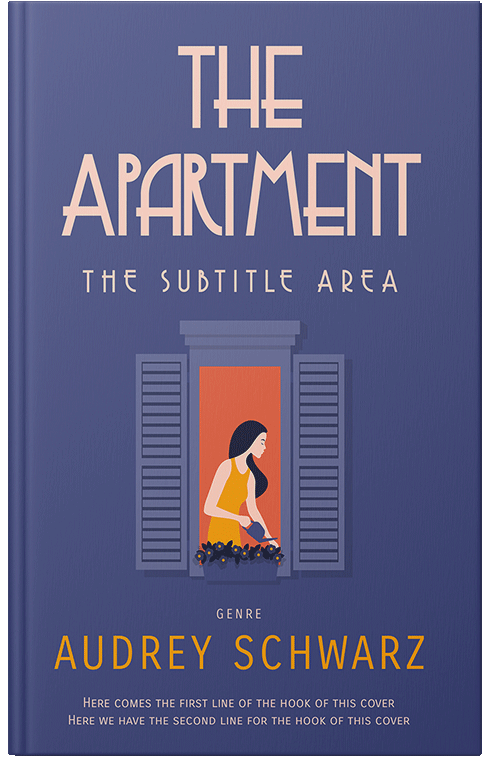 Front view of Premade Literary Fiction Book Cover - East Bay