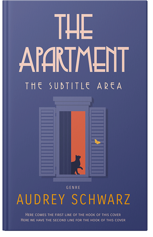 Front view of Premade Literary Fiction Book Cover - East Bay