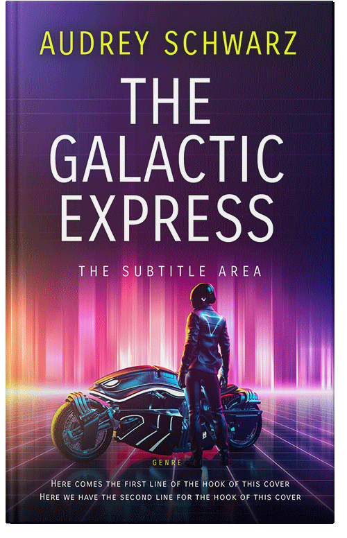 Front view of Premade Science Fiction Book Cover - Valentino