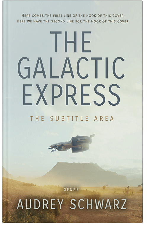 Front view of Premade Science Fiction Book Cover - Tasman