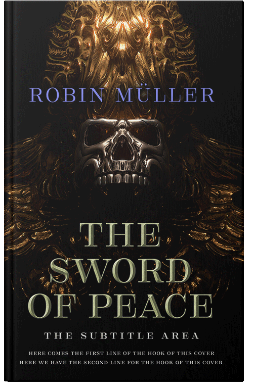 Front view of Premade Fantasy Book Cover - Night Rider