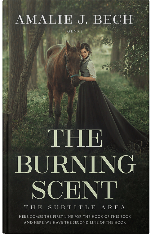 Front view of Premade Historical Book Cover - Log Cabin