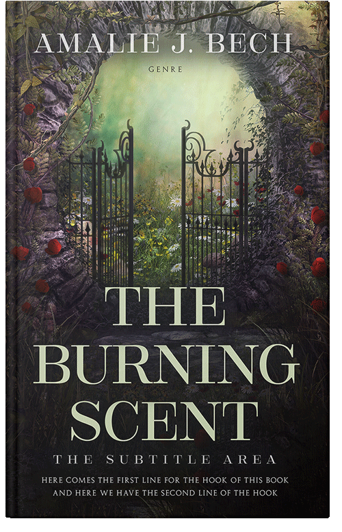 Front view of Premade Fantasy Book Cover - Mine Shaft