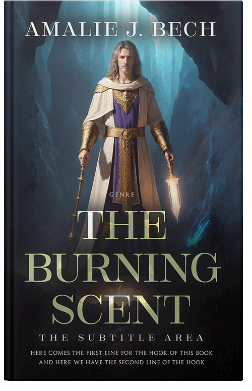 Front view of Premade Fantasy Book Cover - Mirage