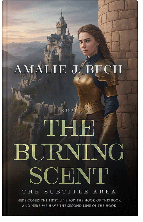 Front view of Premade Fantasy Book Cover - Dune