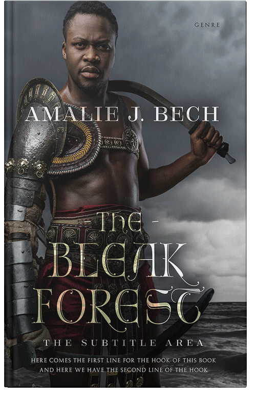 Front view of Premade Fantasy Book Cover - Thunder