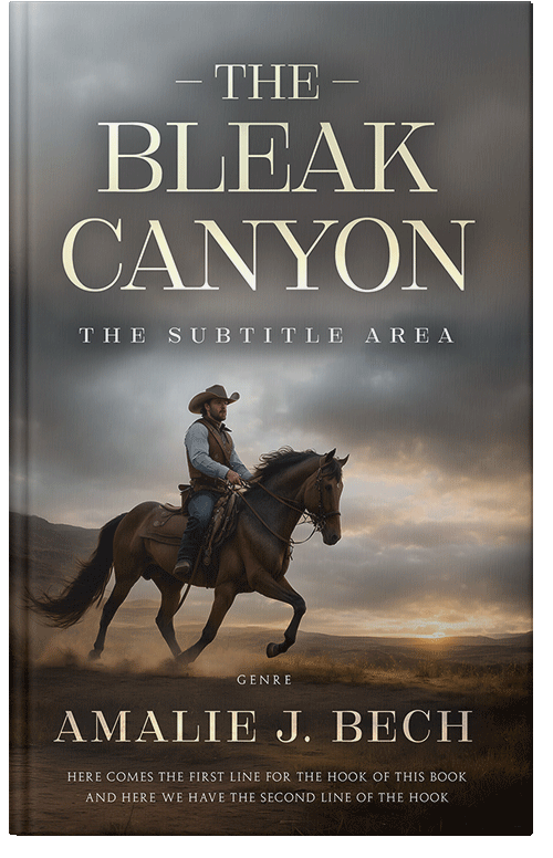 Front view of Premade Action & Adventure Book Cover - Armadillo