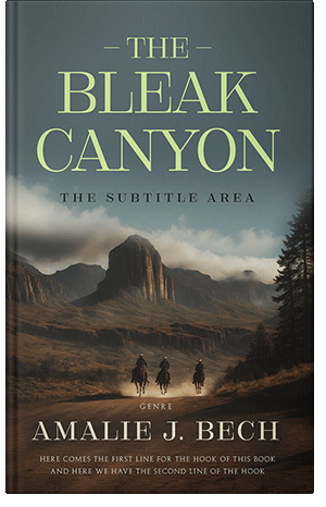 Premade Book Cover Lunar Green