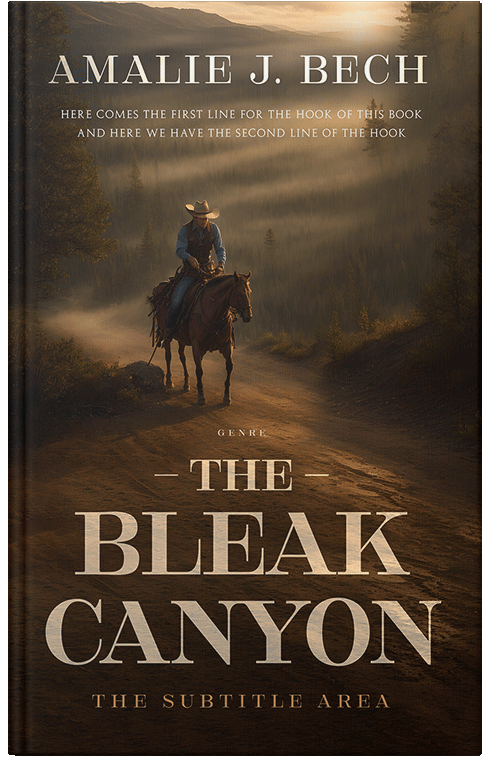 Front view of Premade Action & Adventure Book Cover - Mikado