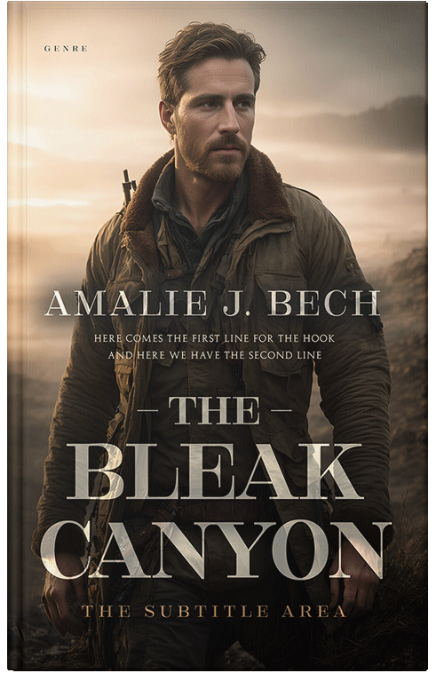 Front view of Premade Apocalyptica Book Cover - Zeus