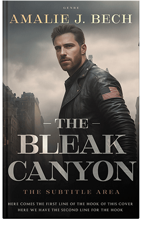 Pre Made Book Cover Soft Amber