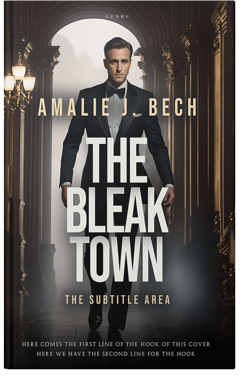 Front view of Premade Mystery & Thriller & Suspense Book Cover - Wafer