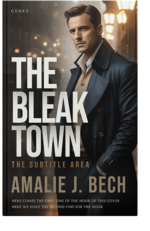 Pre Made Book Cover Soft Amber