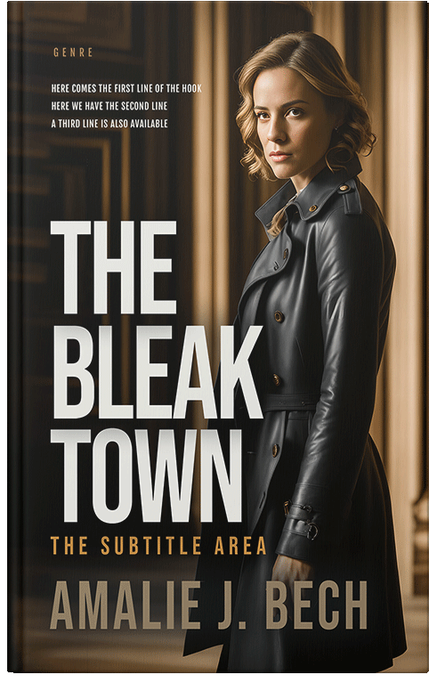 Front view of Premade Mystery & Thriller & Suspense Book Cover - Vanilla