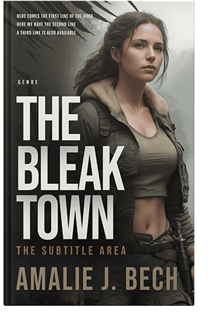 Pre Made Book Cover Swirl