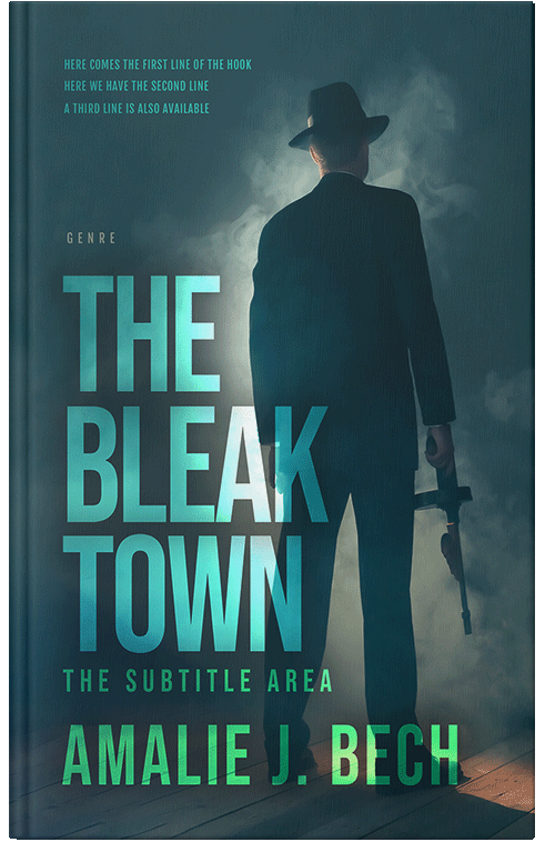 Front view of Premade Mystery & Thriller & Suspense Book Cover - Nile Blue