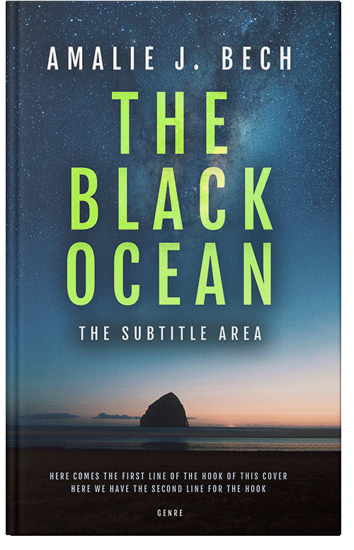 Front view of Premade Nature Book Cover - San Juan