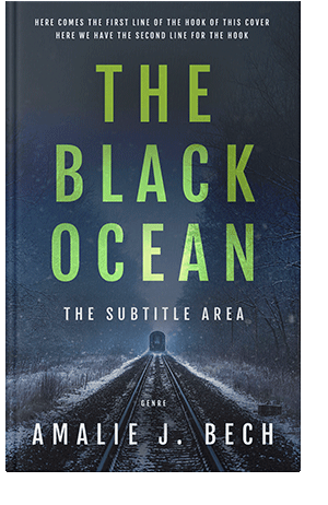 Pre Made Book Cover Pickled Bluewood