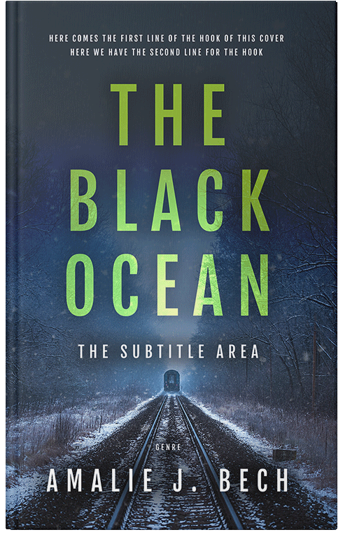 Front view of Premade Mystery & Thriller & Suspense Book Cover - Pickled Bluewood