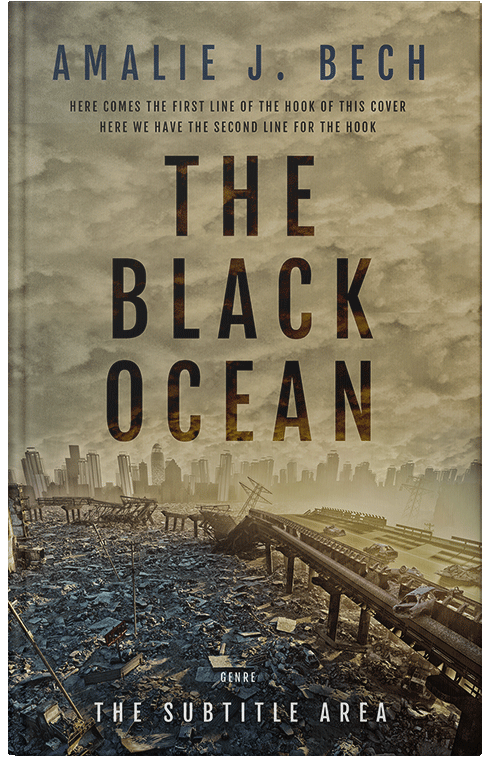 Front view of Premade Apocalyptica Book Cover - Arrowtown