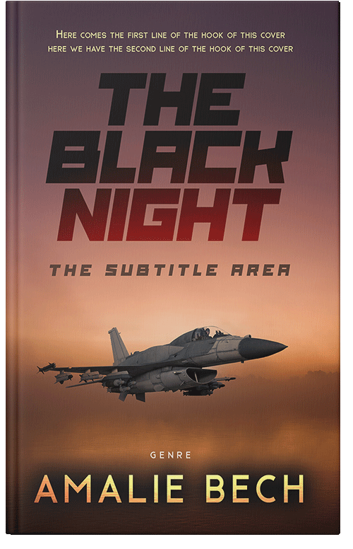 Front view of Premade Action & Adventure Book Cover - Cowboy