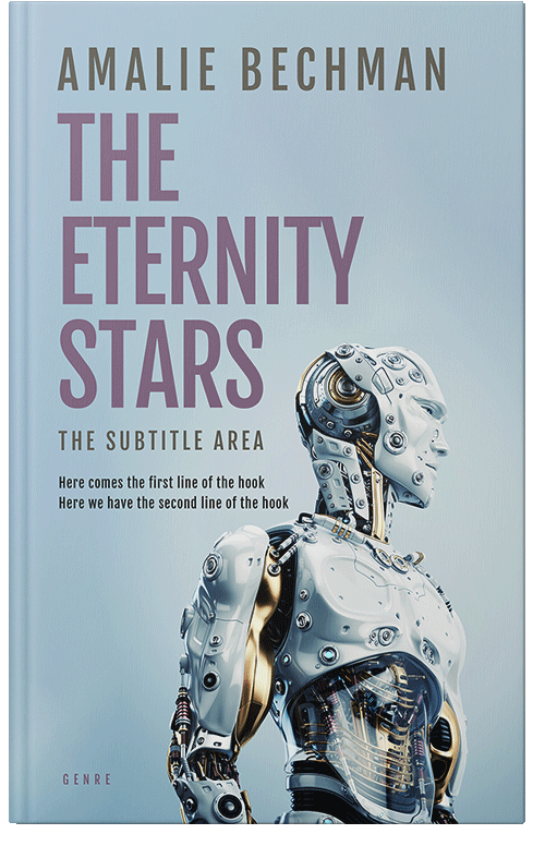 Front view of Premade Science Fiction Book Cover - Heather