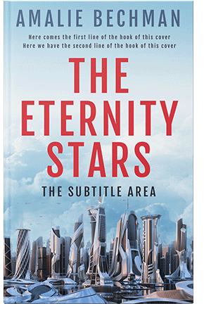 Pre Made Book Cover Jagged Ice