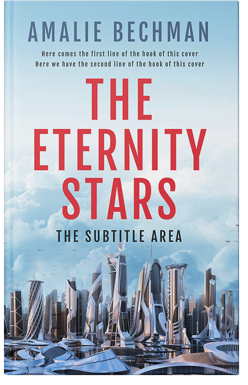 Front view of Premade Science Fiction Book Cover - Jagged Ice