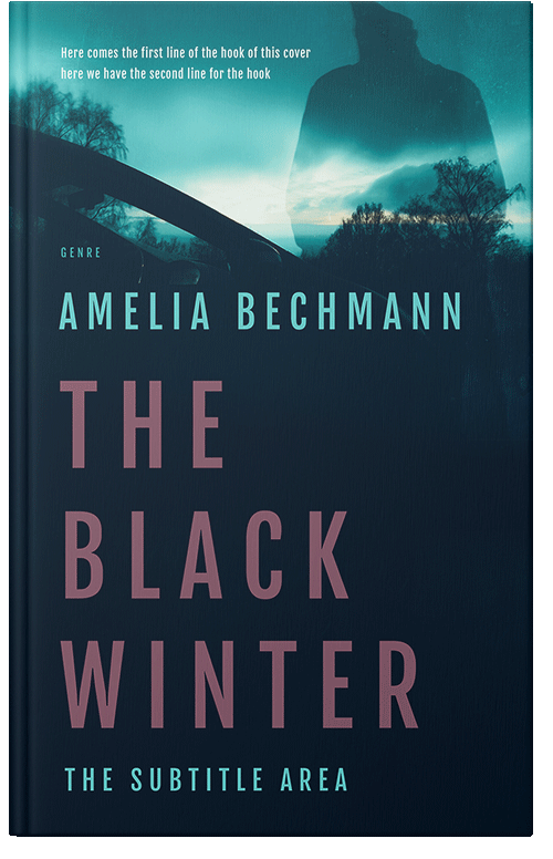 Front view of Premade Mystery & Thriller & Suspense Book Cover - Black Pearl