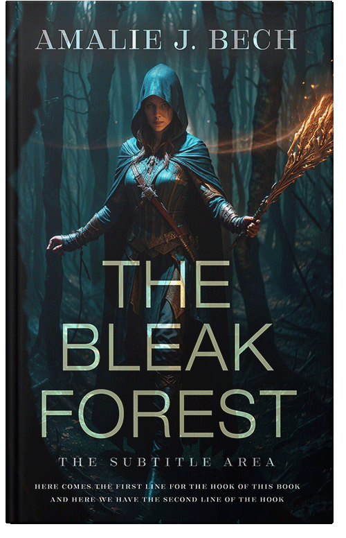 Front view of Premade Fantasy Book Cover - Aztec