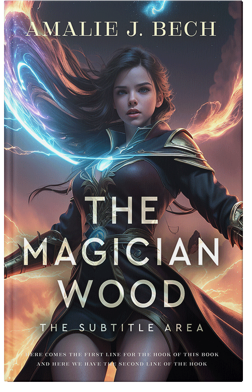 Front view of Premade Fantasy Book Cover - Charade