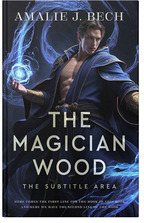 Front view of Premade Fantasy Book Cover - Vulcan