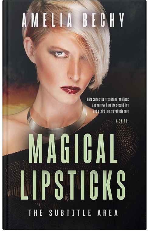 Front view of Premade Chick Lit Book Cover - Cocoa Brown