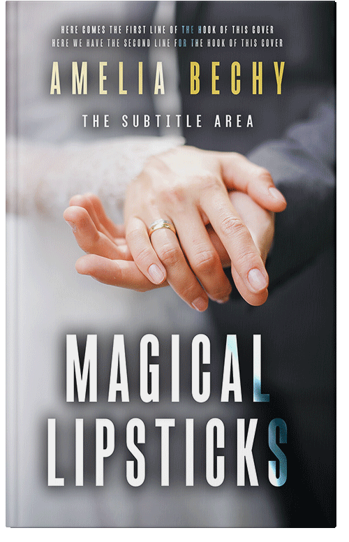 Front view of Premade Romance Book Cover - Silver Rust