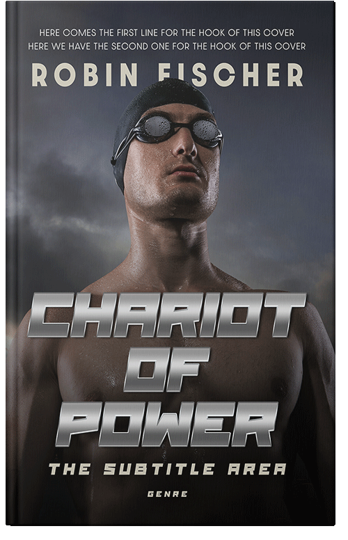 Front view of Premade Health & Dieting & Fitness Book Cover - Thunder