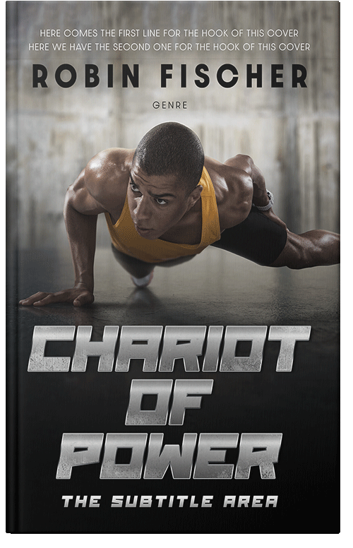 Front view of Premade Health & Dieting & Fitness Book Cover - Dune