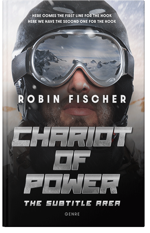 Front view of Premade Sports & Fitness Book Cover - Pale Slate