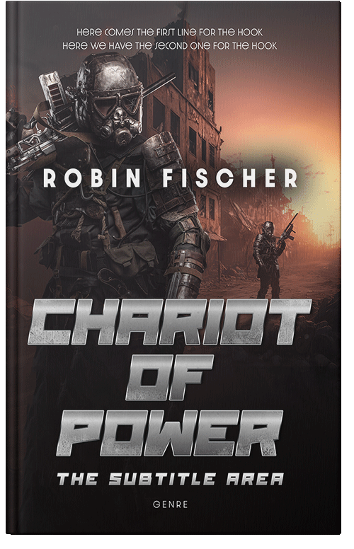 Front view of Premade Apocalyptica Book Cover - Rodeo Dust