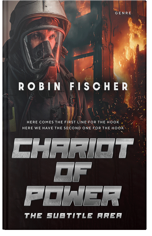 Front view of Premade Action & Adventure Book Cover - Quicksand