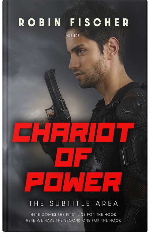 Front view of Premade Mystery & Thriller & Suspense Book Cover - Shark