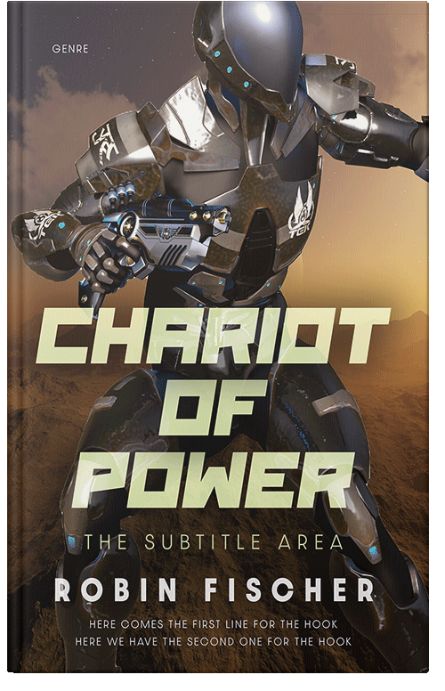 Front view of Premade Science Fiction Book Cover - Birch