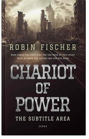 Premade Book Cover Bison Hide