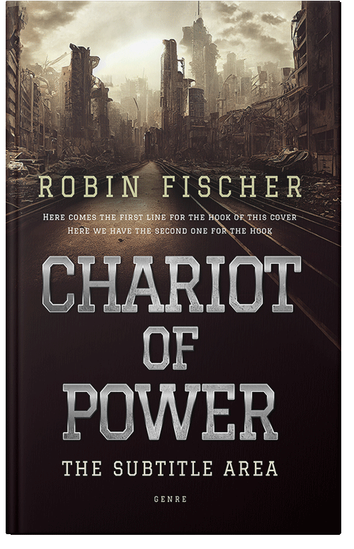 Front view of Premade Paranormal & Urban Book Cover - Bison Hide