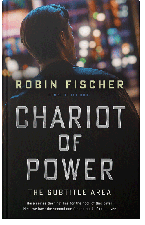 Front view of Premade Mystery & Thriller & Suspense Book Cover - Silk