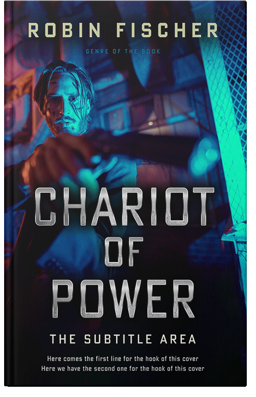 Front view of Premade Mystery & Thriller & Suspense Book Cover - Black