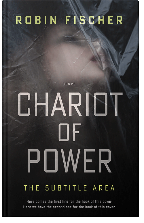 Front view of Premade Horror Book Cover - Thunder