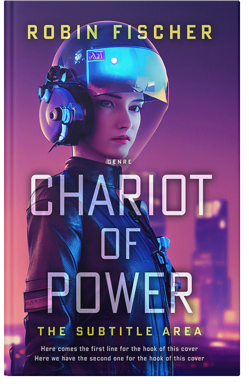 Front view of Premade Science Fiction Book Cover - Meteorite