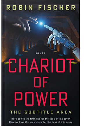 Pre Made Book Cover Black