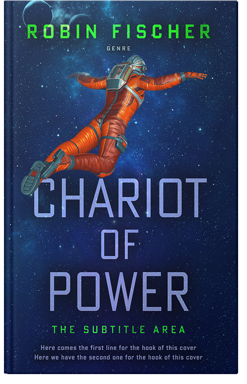 Front view of Premade Science Fiction Book Cover - Downriver