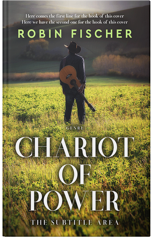 Front view of Premade Western Book Cover - Birch